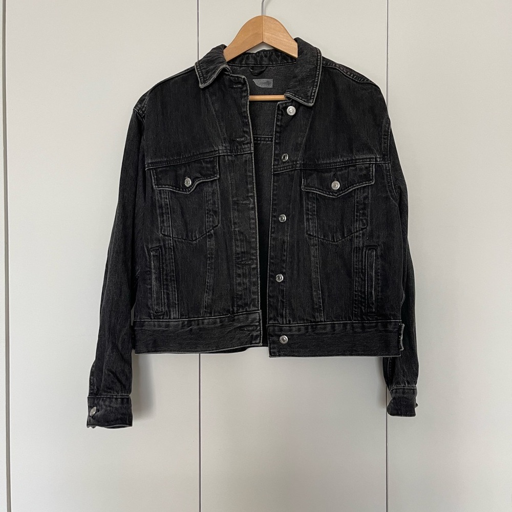 Topshop Denim Jacket Size US 6